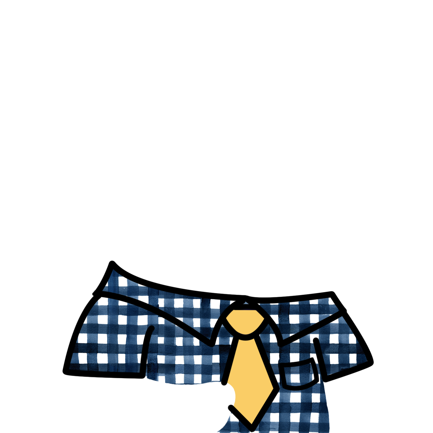 Blue Shirt Yellow Tie 2